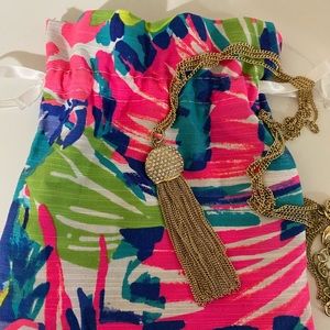 Jelly tassel necklace